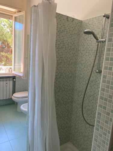 Koupelna v ubytování Casa al Mare di Vadino