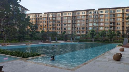 Kolam renang di atau dekat dengan The Relaxing Room Mountain View at Baan Tew Lom Condominium Cha Am - Hua Hin