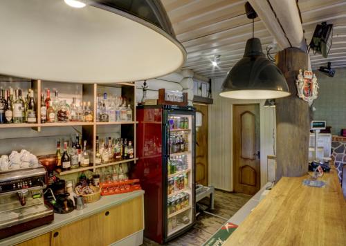 Lounge nebo bar v ubytování Žemsodis