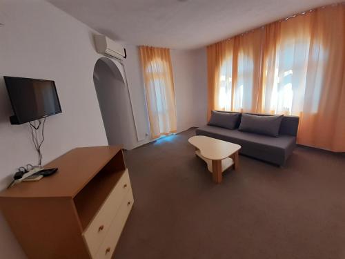 TV a/nebo společenská místnost v ubytování Guest House Malkata Stopanka