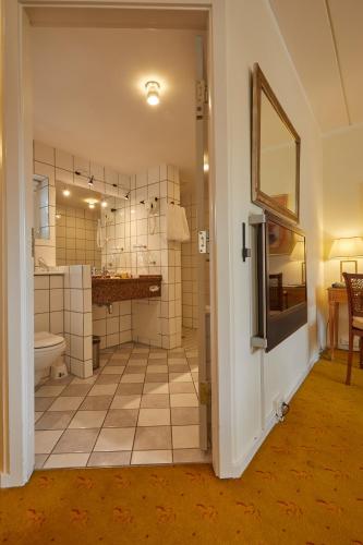 Dapur atau dapur kecil di Hotel Knudsens Gaard