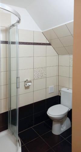 Ein Badezimmer in der Unterkunft Hotel Hradec