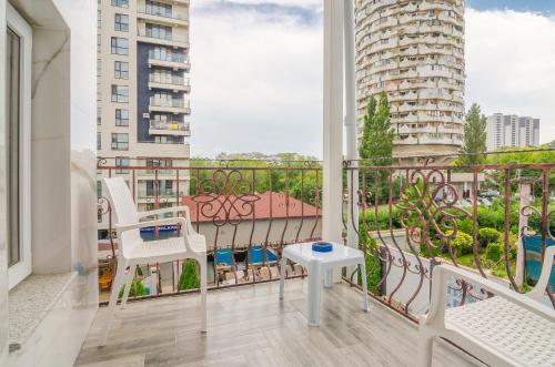 Μπαλκόνι ή βεράντα στο Hotel Kalyan & Spa