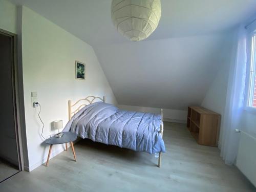 Postel nebo postele na pokoji v ubytování Grande Maison familiale proche mer 10personnes