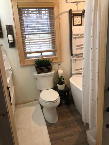 Vannituba majutusasutuses Serene Rustic Farmhouse Mountain Cottage (Sleeps 4)