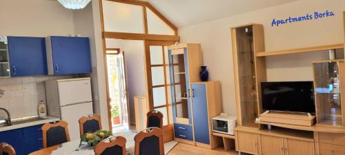 Kuchyňa alebo kuchynka v ubytovaní Apartments Borka