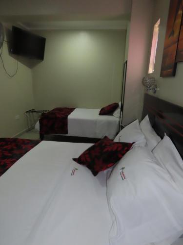 Hotel Spa Machupicchuにあるベッド