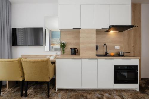 Dapur atau dapur kecil di Willa Grand
