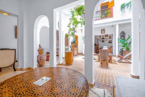 Riad Kafilaにあるシーティングエリア