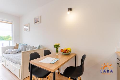 Posezení v ubytování LABA Kołobrzeg Apartamenty Kasprowicza 20AB