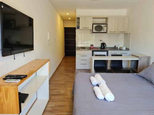 Nhà bếp/bếp nhỏ tại Aires Verdes de Capital Depto