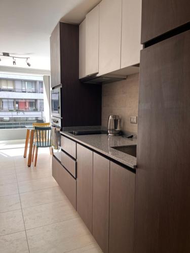 Køkken eller tekøkken på Exclusivo Departamento Stgo Centro