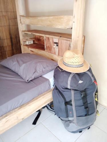 Postel nebo postele na pokoji v ubytování Barracuda Beach Hostel