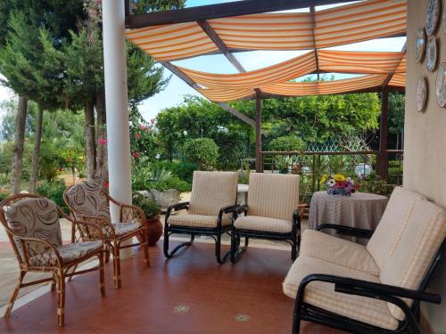 A seating area at Il gazebo