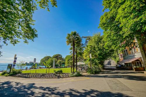 Jardin de l'établissement Soft Glam 1-bedroom appt - Lake & Mountain View