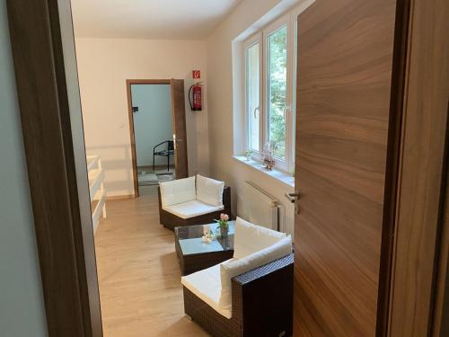 Kúpeľňa v ubytovaní Fűzfőfürdői Szálláshely Balatonfűzfő