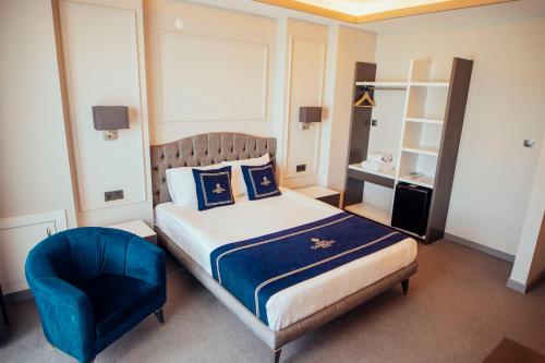 Katil atau katil-katil dalam bilik di GRAND ÇAKIROĞLU HOTEL