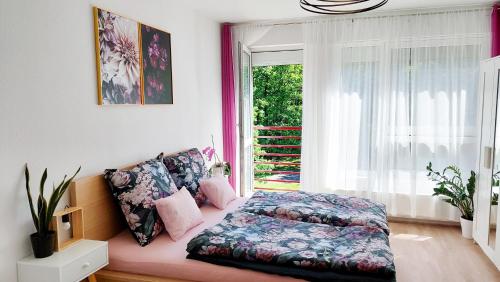 Кровать или кровати в номере Studio Florens