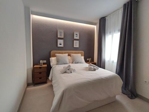 Postel nebo postele na pokoji v ubytování Alojamiento San Basilio Suite