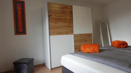 Una cama o camas en una habitación de JOE's Appartement