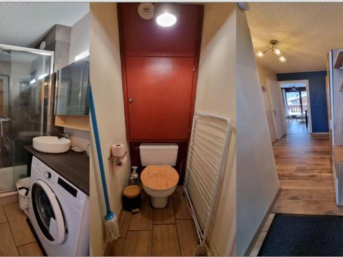 Ванная комната в Appartement Châtel, 2 pièces, 4 personnes - FR-1-198-222