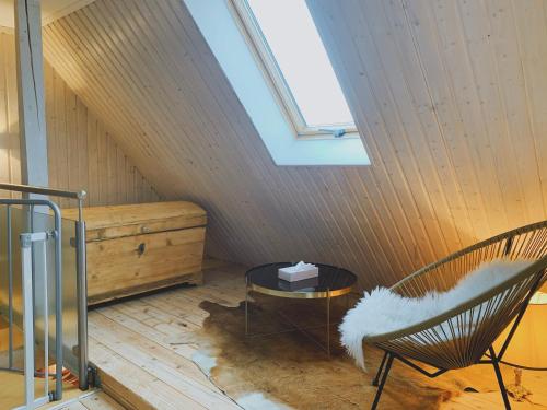 Un lugar para sentarse en Hotel Weiße Mühle