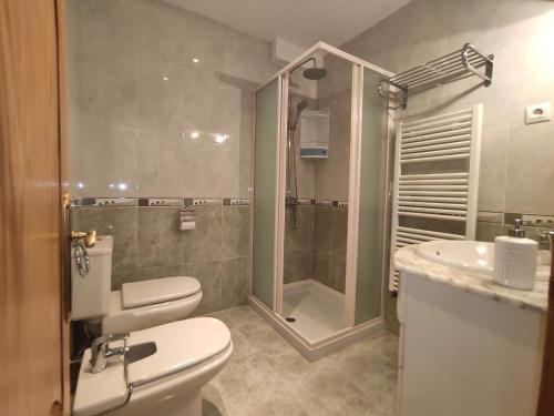 A bathroom at Casa Elvira