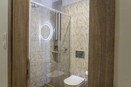 Koupelna v ubytování G102 κεντρικό πολυτελές διαμέρισμα
