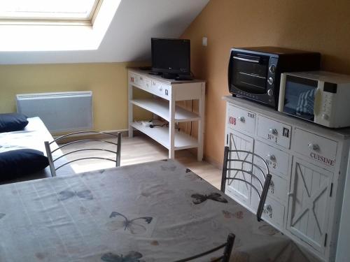 Studio cabine 4 pers, tout équipé au cœur de la station - FR-1-592-44
