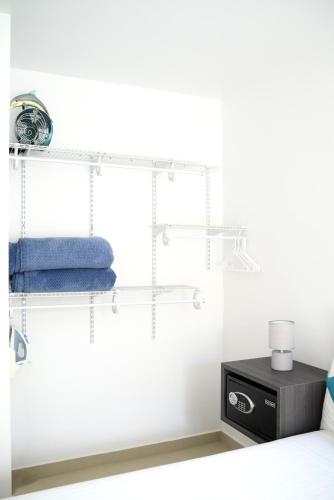 Кровать или кровати в номере Beach Homes Aruba