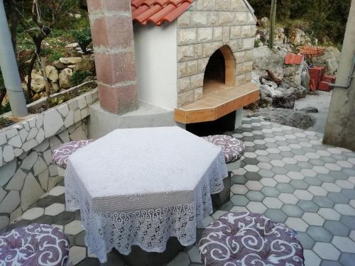 Ruang duduk di Apartments with parking space Luka, Peljesac - 16229