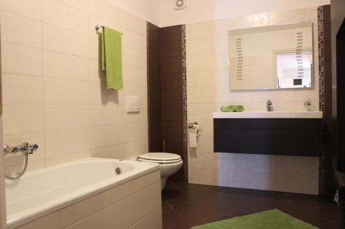 Koupelna v ubytování Family friendly apartments with a swimming pool Cepic, Central Istria - Sredisnja Istra - 15878