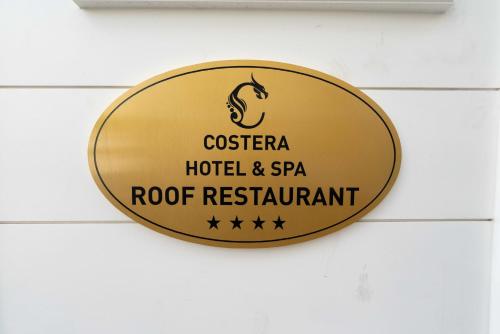 Certifikát, hodnocení, plakát nebo jiný dokument vystavený v ubytování Costera Hotel
