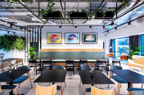 Coin salon dans l'établissement Staycity Aparthotels Dublin City Centre
