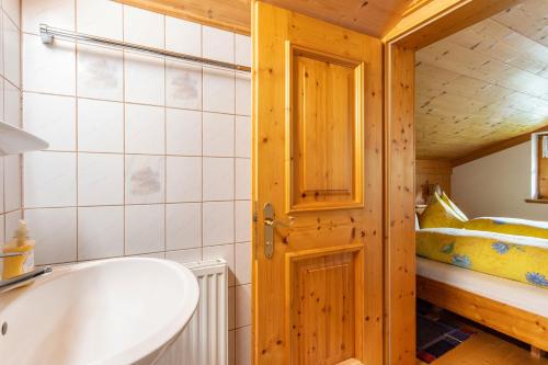 Koupelna v ubytování Ferienwohnung Weissbacher
