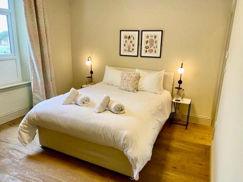Balcomie Links Hotel客房内的一张或多张床位