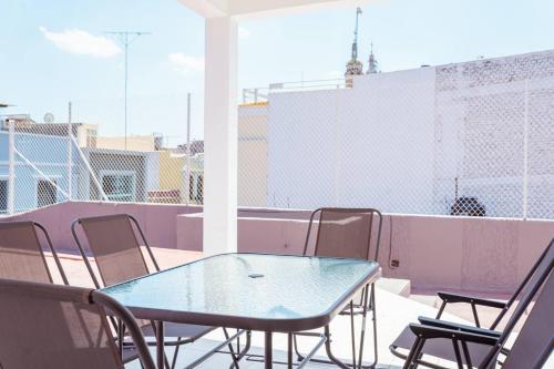 Balkoni atau teres di Violeta Hotel Boutique