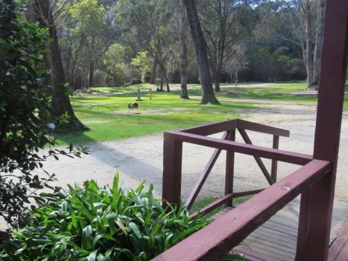 Κήπος έξω από το Beechworth Holiday Park