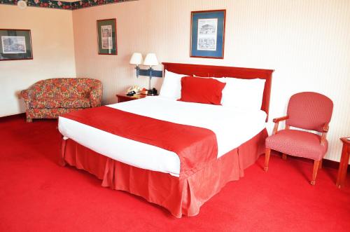 Ένα ή περισσότερα κρεβάτια σε δωμάτιο στο Hoover Dam Lodge