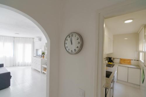 Η κουζίνα ή μικρή κουζίνα στο Apartament Rosa