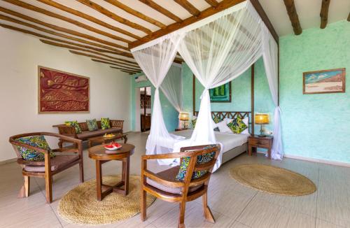 Posezení v ubytování Zanzibar Queen Hotel