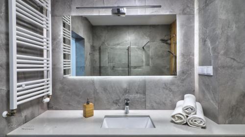 Kúpeľňa v ubytovaní Apartament Honoratka