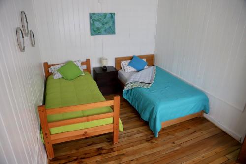 Cama o camas de una habitación en Si Po Hostel