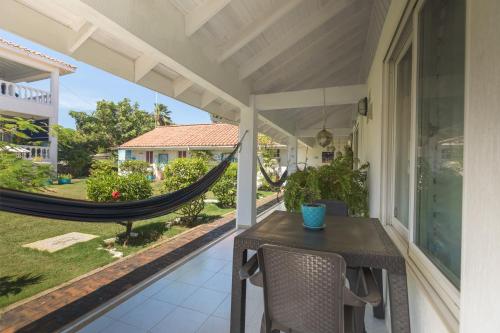 Hosteria Mar y Solにあるバルコニーまたはテラス