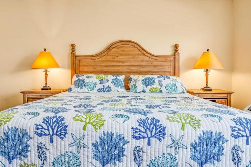 Postel nebo postele na pokoji v ubytování Bonefish Bay Motel