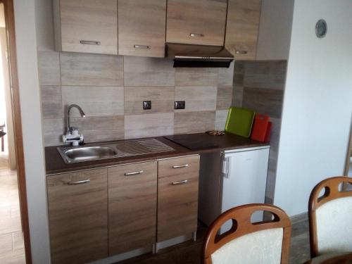 Kuchyňa alebo kuchynka v ubytovaní Apartment Silba 17603b