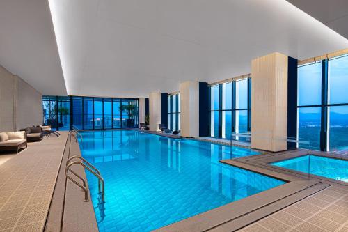 Πισίνα στο ή κοντά στο Ascott Qinhuang Chengdu