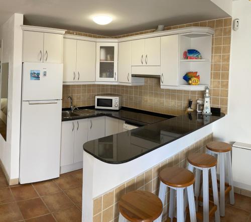 Køkken eller tekøkken på Salitre Ocean Sunset