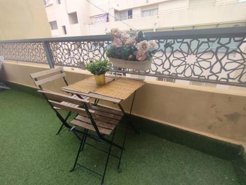 Balkon ili terasa u objektu Studio en plein centre de Casablanca