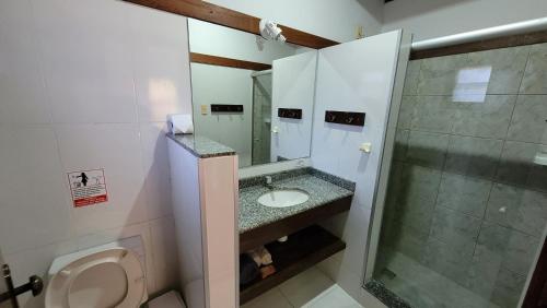 Koupelna v ubytování Taipabas Hotel